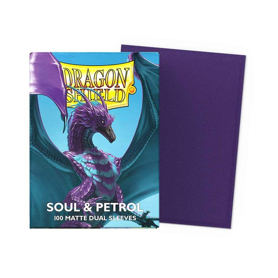 Dragon Shield Matte Dual Card Sleeves 100ct - Soul & Petrol