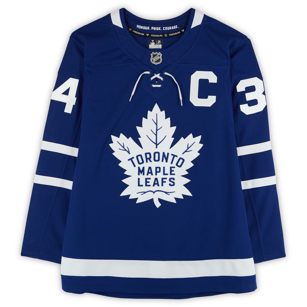 Auston Matthews Toronto Maple Leafs Autographed Blue Fanatics Premium Jersey (Fanatics Authentic)