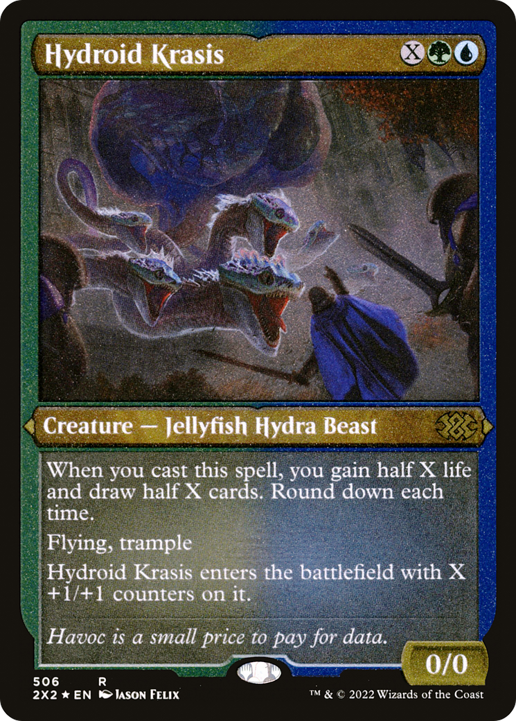 Hydroid Krasis (Foil Etched) (2X2-506) - Double Masters 2022 Foil