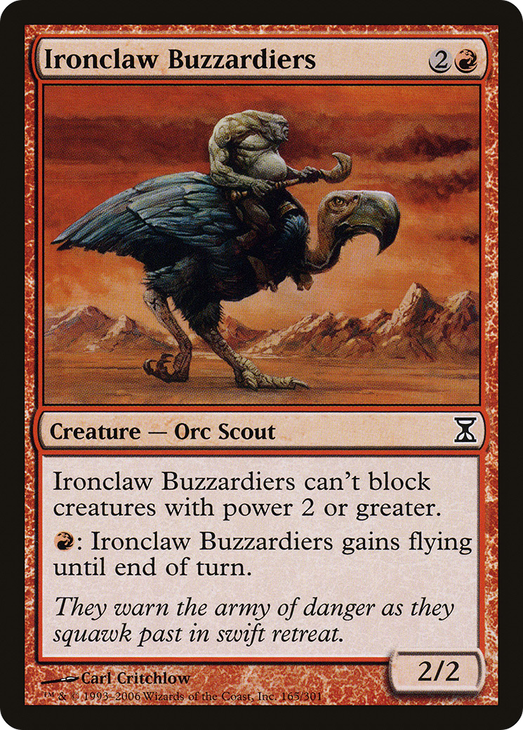 Ironclaw Buzzardiers (TSP-165) - Time Spiral