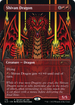 Shivan Dragon (Serial Numbered) (SLD-716) - Secret Lair Drop (Borderless)