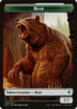 Bear (TELD-008) - Throne of Eldraine Tokens