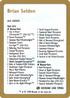 1998 Brian Selden Decklist Card (WCD-) - World Championship Decks 1998