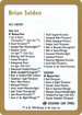 1998 Brian Selden Decklist Card (WCD-) - World Championship Decks 1998