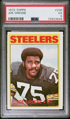 1972 Topps #230 Joe Greene PSA 5 | Eastridge Sports Cards