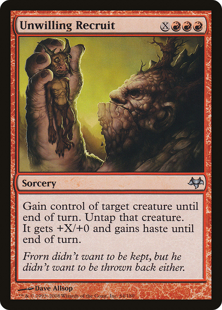 Unwilling Recruit (EVE-064) - Eventide Foil