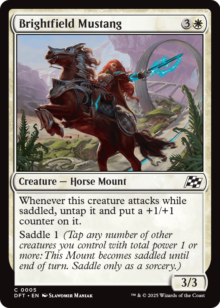 Brightfield Mustang (DFT-005) - Aetherdrift