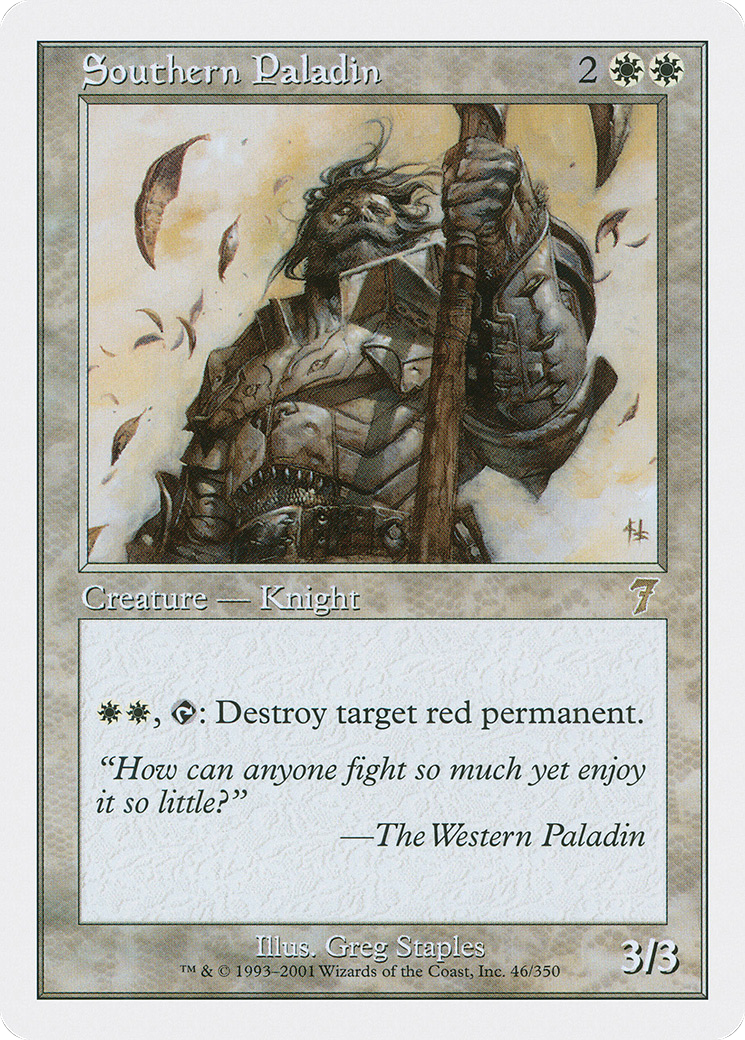Southern Paladin (7ED-046) - 7th Edition