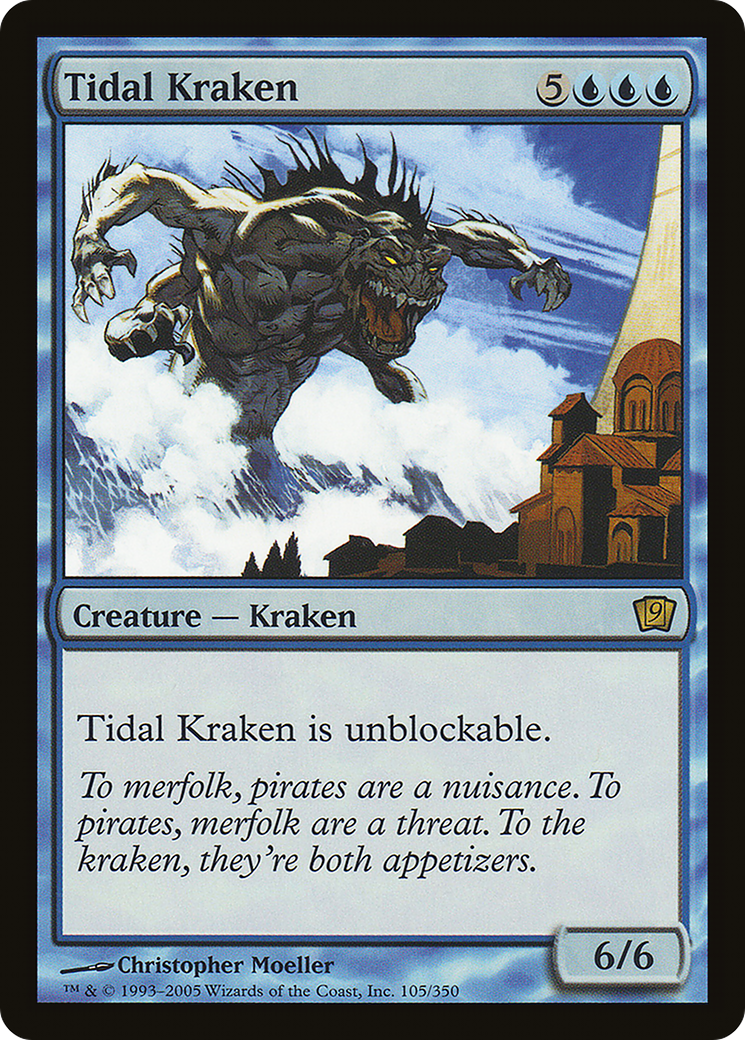 Tidal Kraken (9ED-105) - 9th Edition