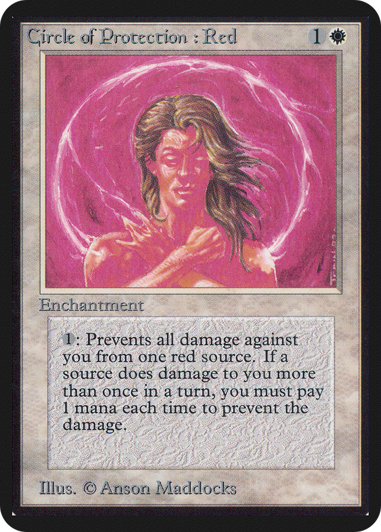 Circle of Protection: Red (LEA-) - Limited Edition Alpha