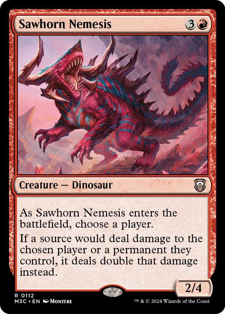 Sawhorn Nemesis (M3C-112) - Modern Horizons 3 Commander