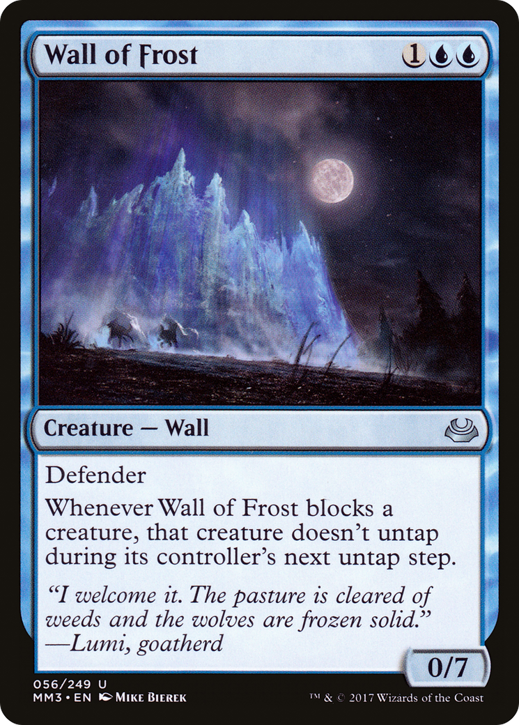 Wall of Frost (MM3-056) - Modern Masters 2017