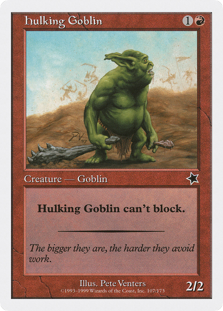 Hulking Goblin (S99-107) - Starter 1999