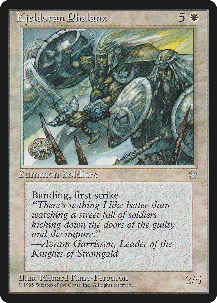 Kjeldoran Phalanx (ICE-) - Ice Age