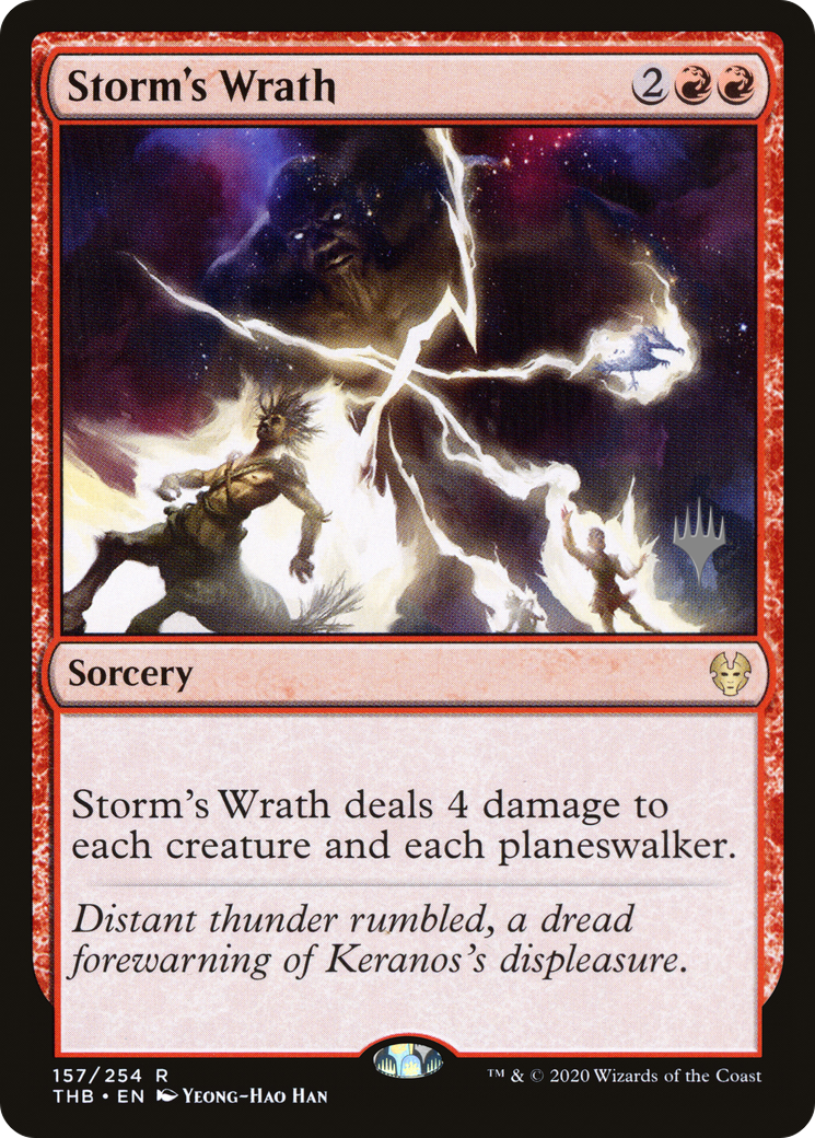 Storm's Wrath (PPTHB-157) - Theros Beyond Death Promos