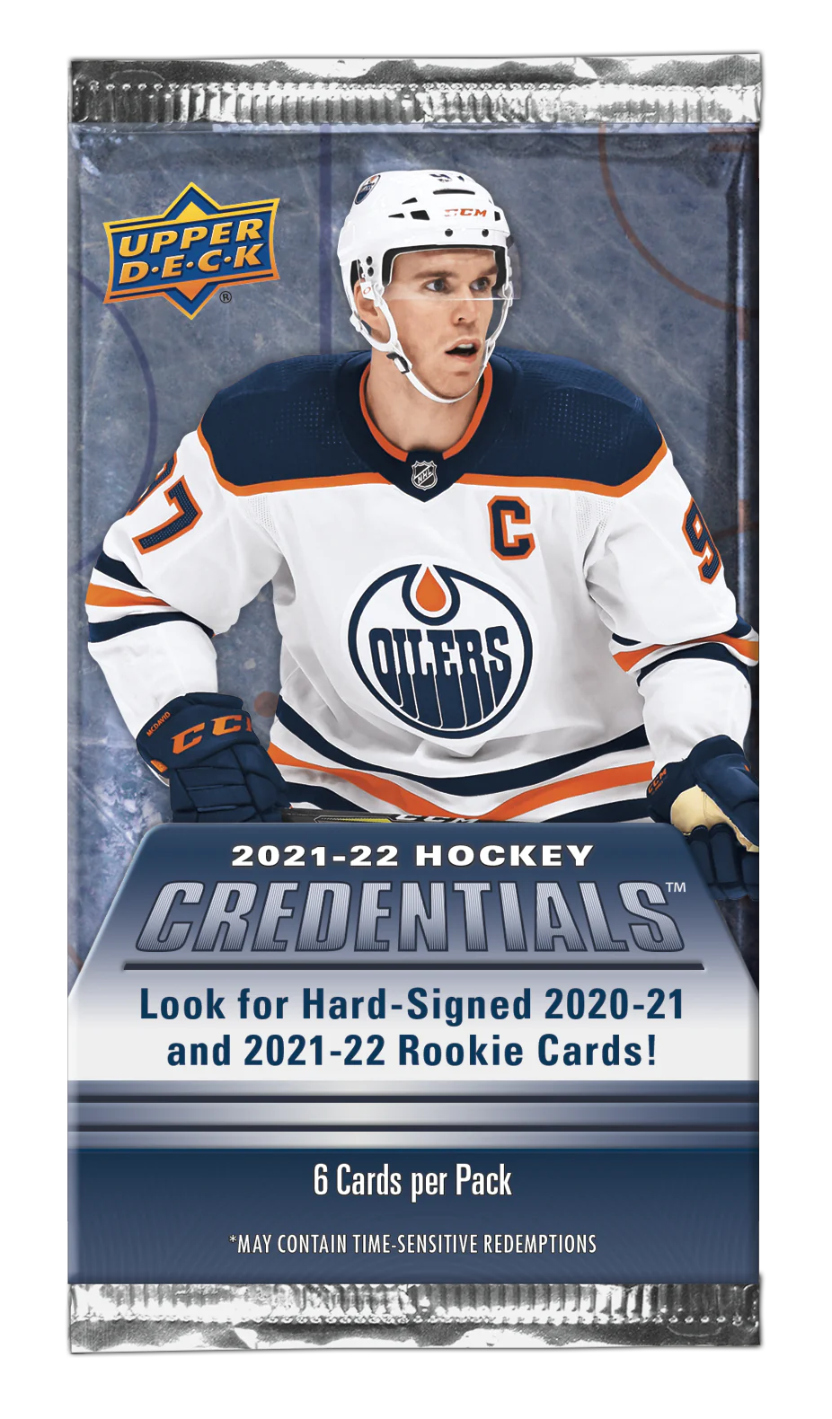 2021-22 Upper Deck Credentials Hockey Hobby Pack | Eastridge Sports Cards
