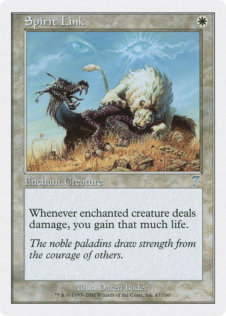 Spirit Link (7ED-047) - 7th Edition Foil