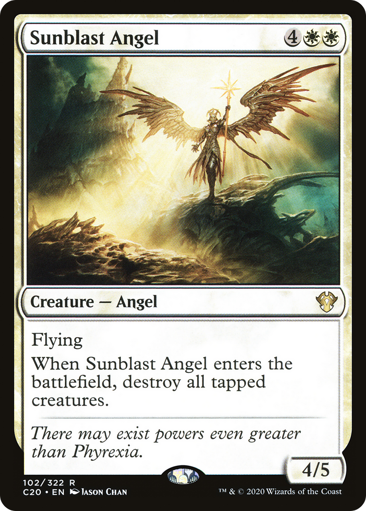 Sunblast Angel (C20-102) - Commander 2020
