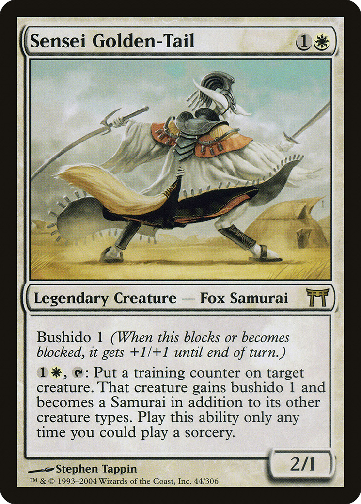 Sensei Golden-Tail (CHK-044) - Champions of Kamigawa