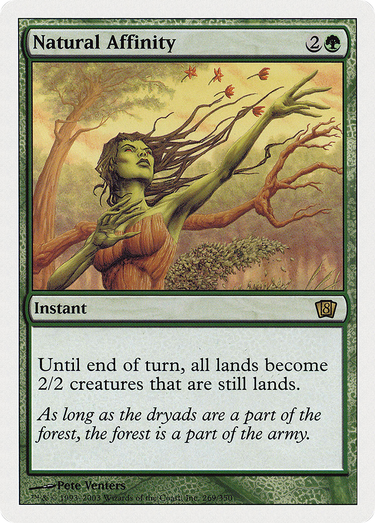 Natural Affinity (8ED-269) - 8th Edition Foil