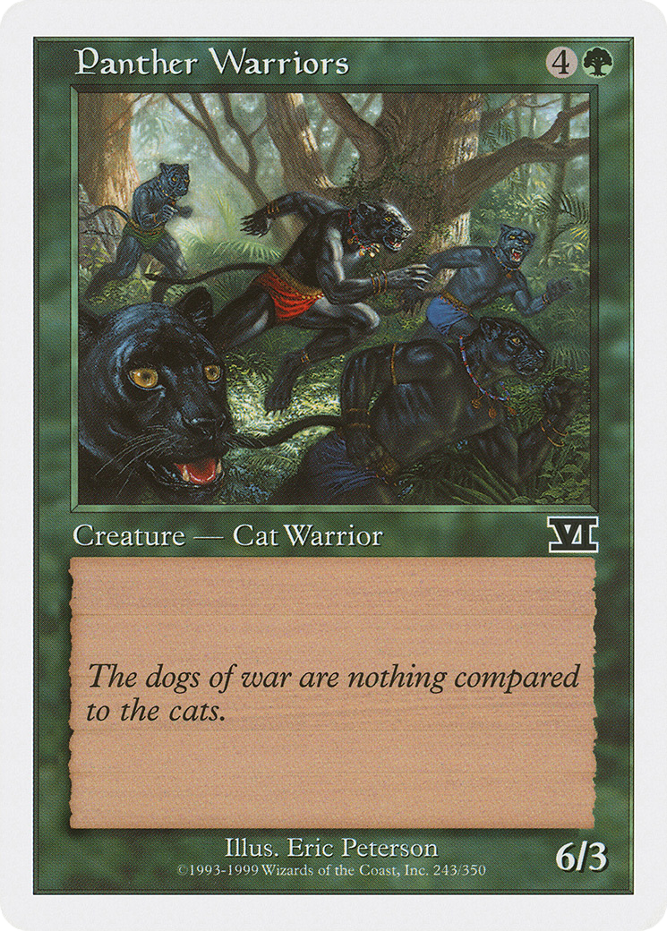 Panther Warriors (6ED-243) - Classic Sixth Edition
