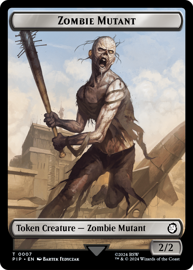 Zombie Mutant (TPIP-007) - Fallout Tokens Foil