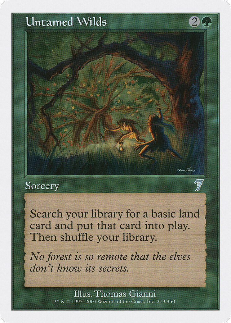 Untamed Wilds (7ED-279) - 7th Edition
