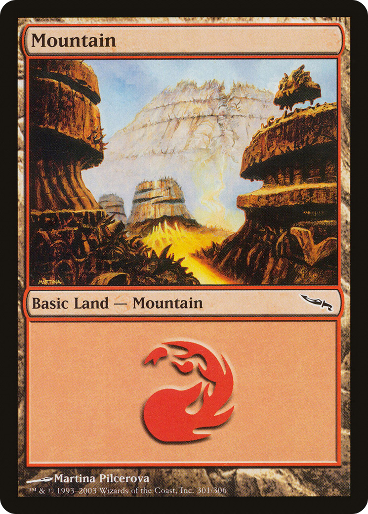 Mountain (301) (MRD-301) - Mirrodin