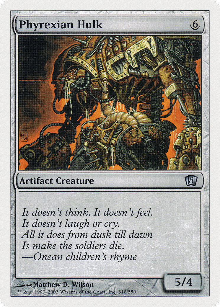 Phyrexian Hulk (8ED-310) - 8th Edition Foil