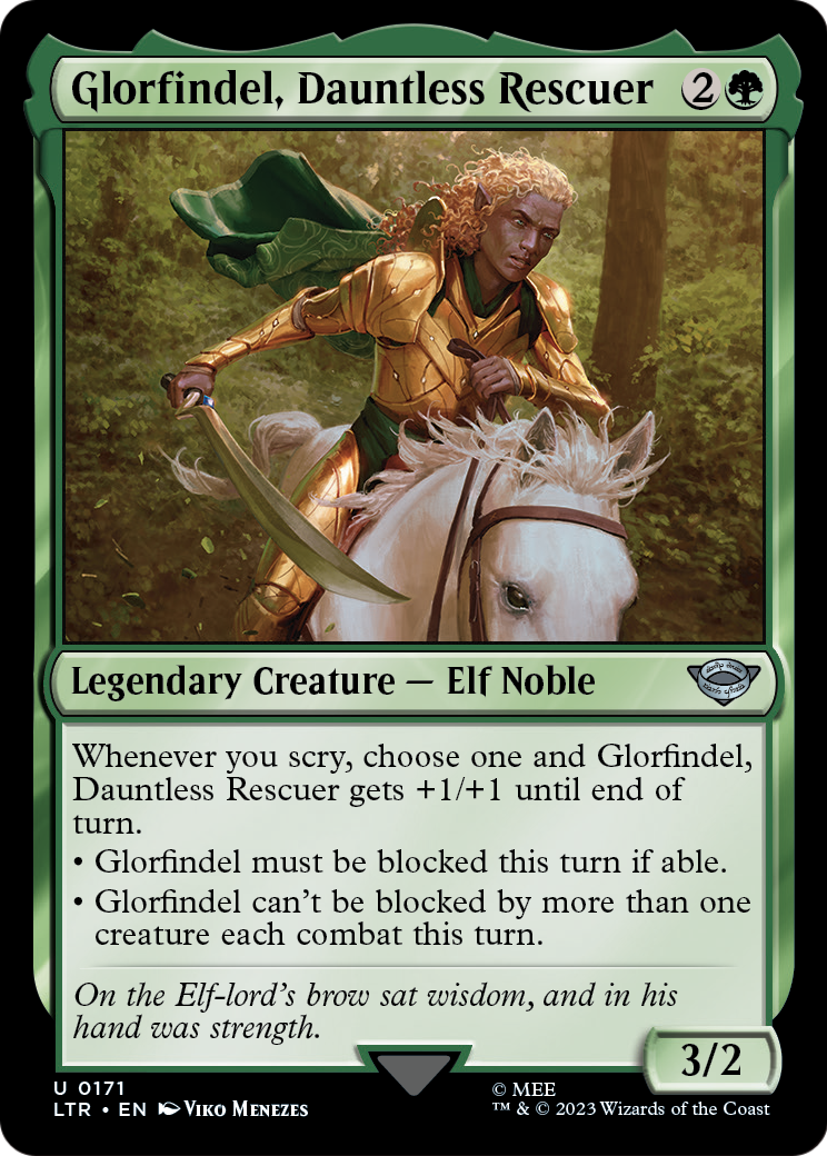 Glorfindel, Dauntless Rescuer (LTR-171) - The Lord of the Rings: Tales of Middle-earth Foil