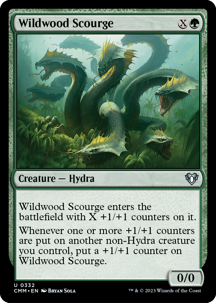 Wildwood Scourge (CMM-332) - Commander Masters Foil