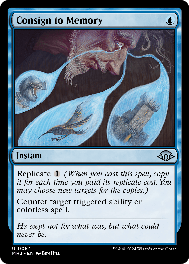 Consign to Memory (MH3-054) - Modern Horizons 3 Foil