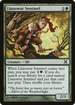 Llanowar Sentinel (10E-275) - Tenth Edition Foil