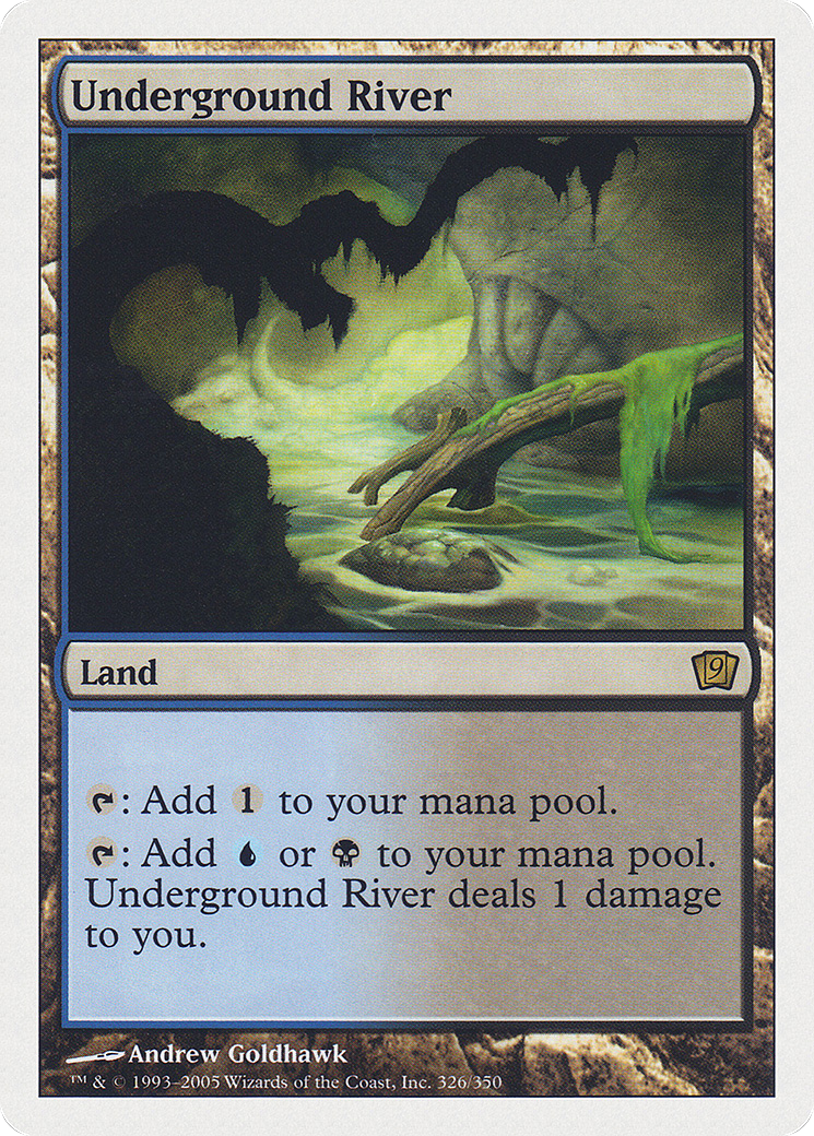 Underground River (9ED-326) - 9th Edition Foil