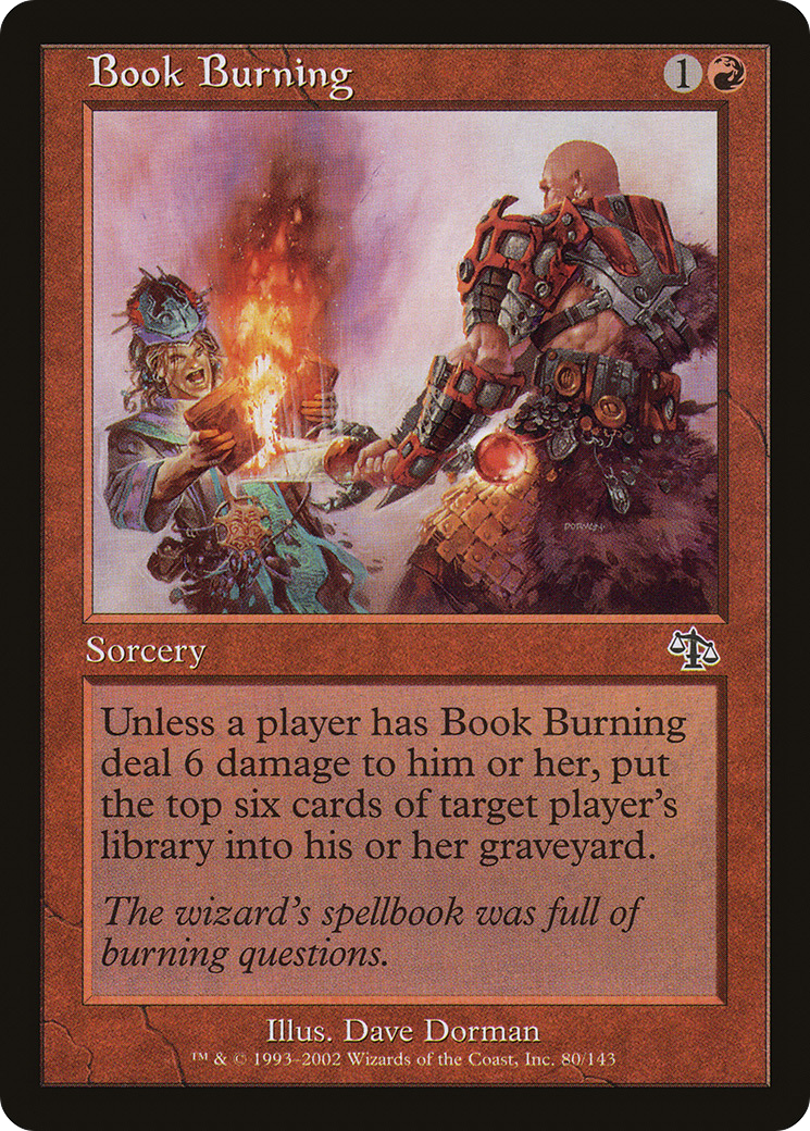 Book Burning (JUD-080) - Judgment Foil