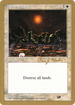 Armageddon - 1998 Brian Hacker (5ED) (SB) (WCD-) - World Championship Decks 1998
