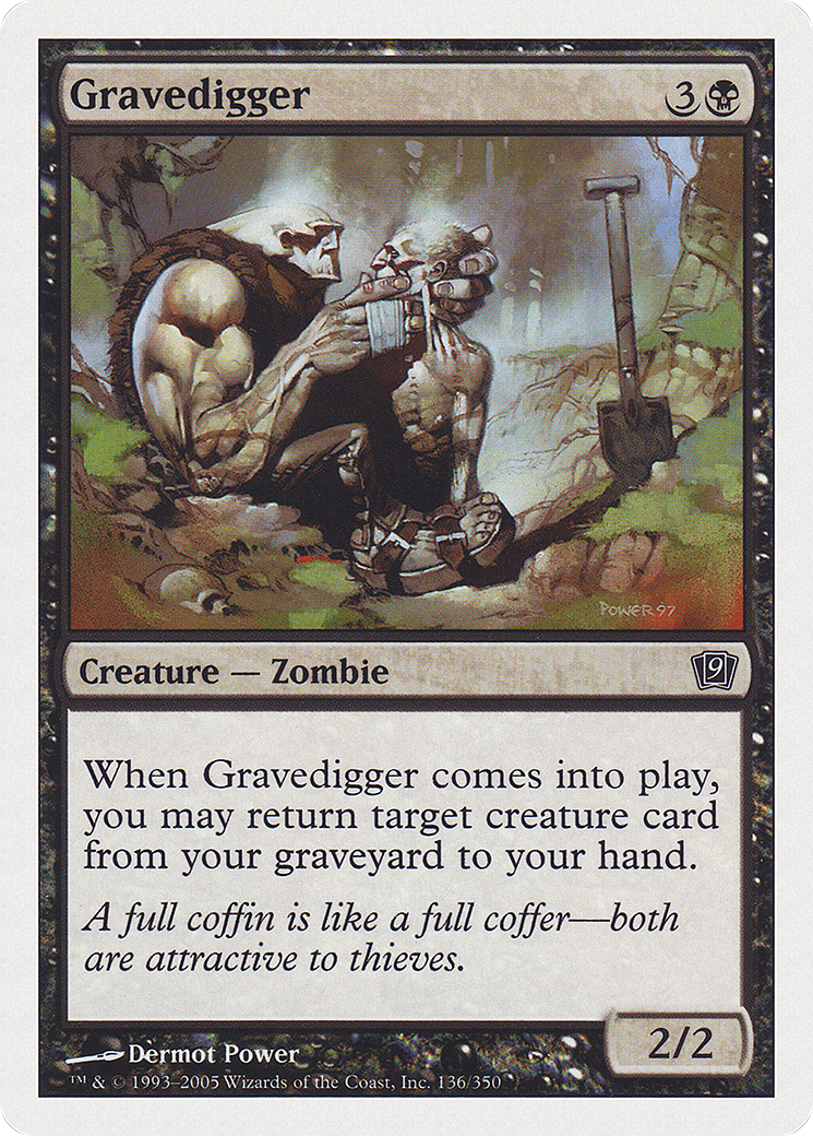 Gravedigger (9ED-136) - 9th Edition Foil