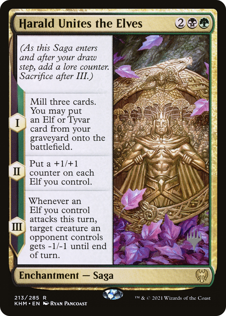 Harald Unites the Elves (PPKHM-213) - Kaldheim Promos