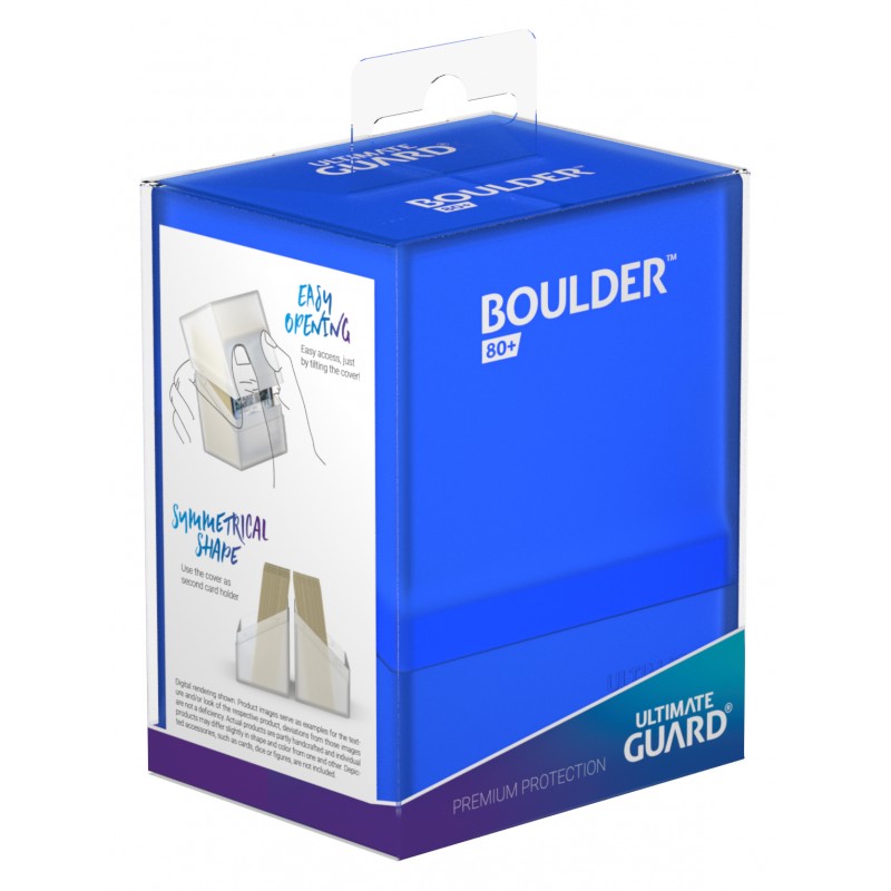 Ultimate Guard Deck Case 80+ Boulder - Sapphire | Eastridge Sports Cards