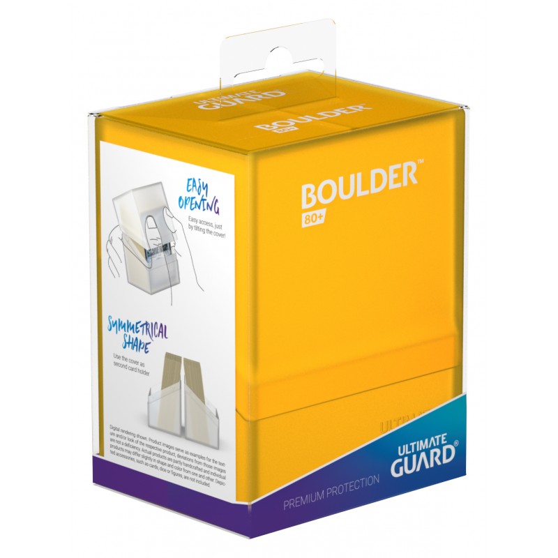Ultimate Guard Deck Case 80+ Boulder - Amber