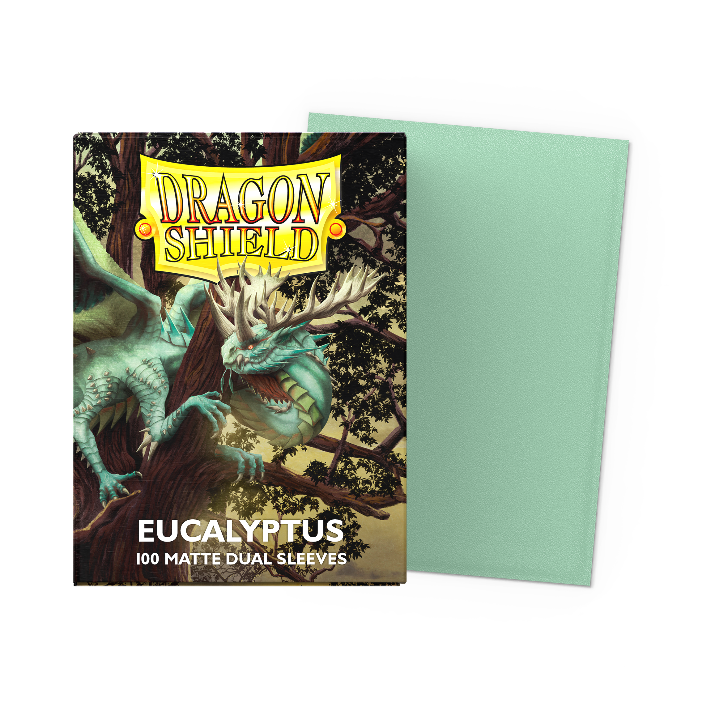 Dragon Shield Matte Dual Card Sleeves 100ct - Eucalyptus | Eastridge Sports Cards