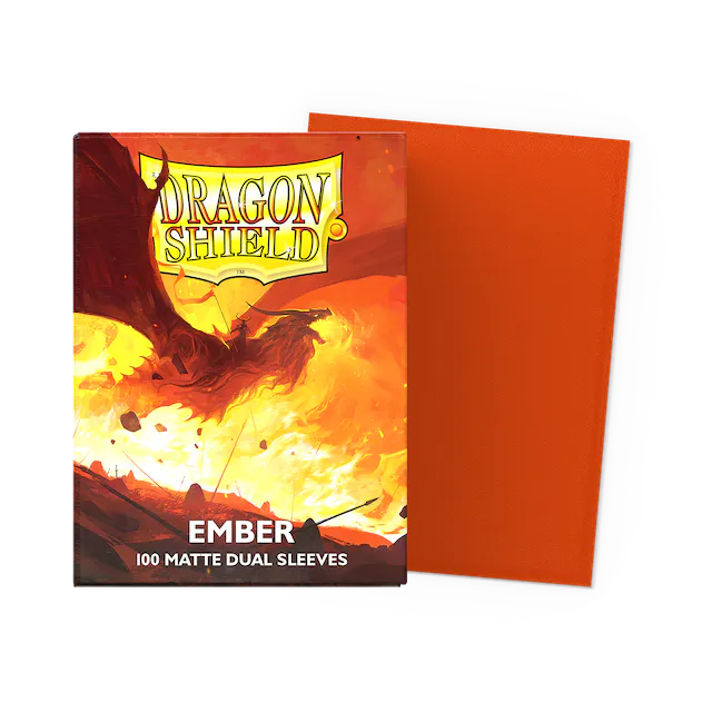 Dragon Shield Matte Dual Card Sleeves 100ct - Ember | Eastridge Sports Cards