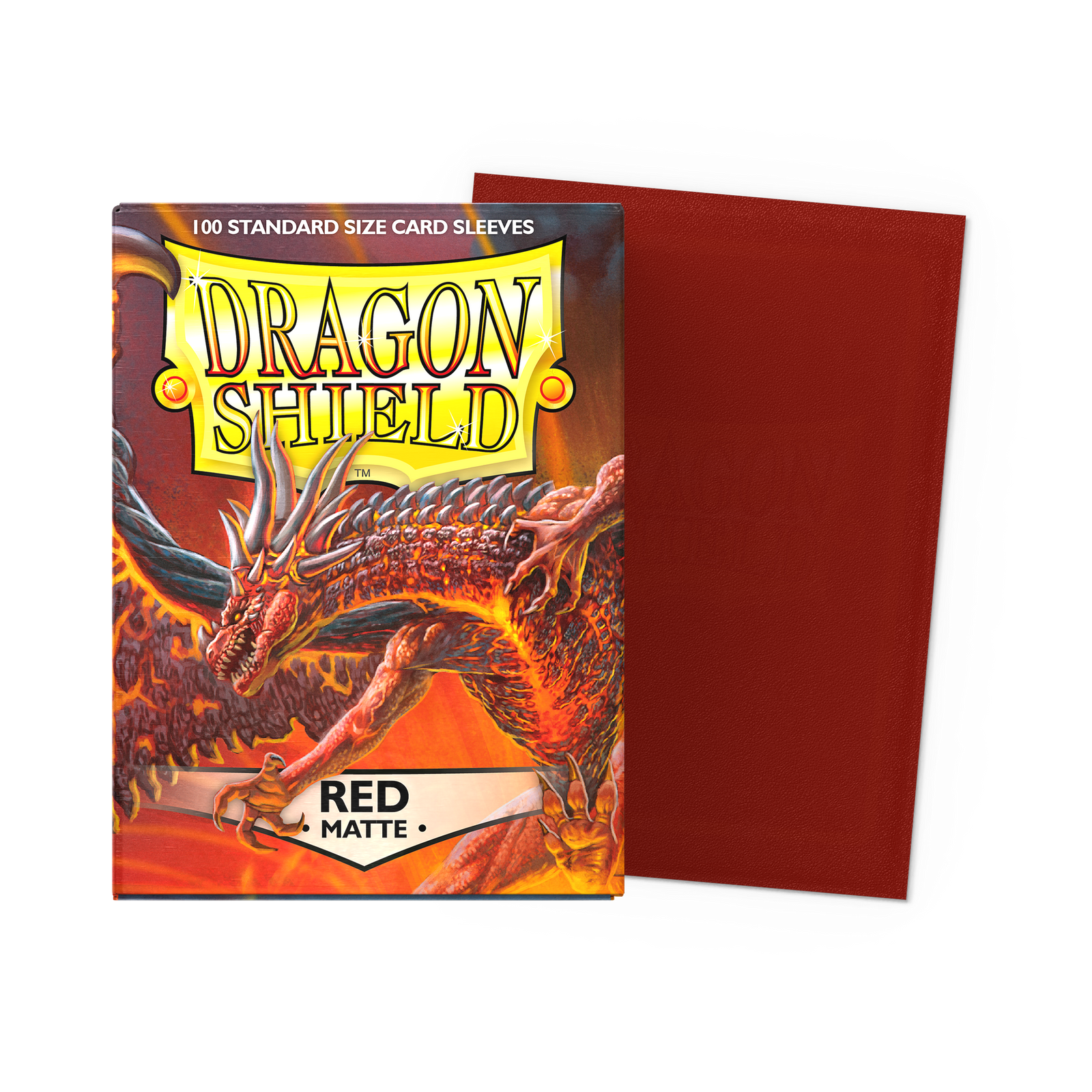 Dragon Shield Matte Card Sleeves 100ct - Red