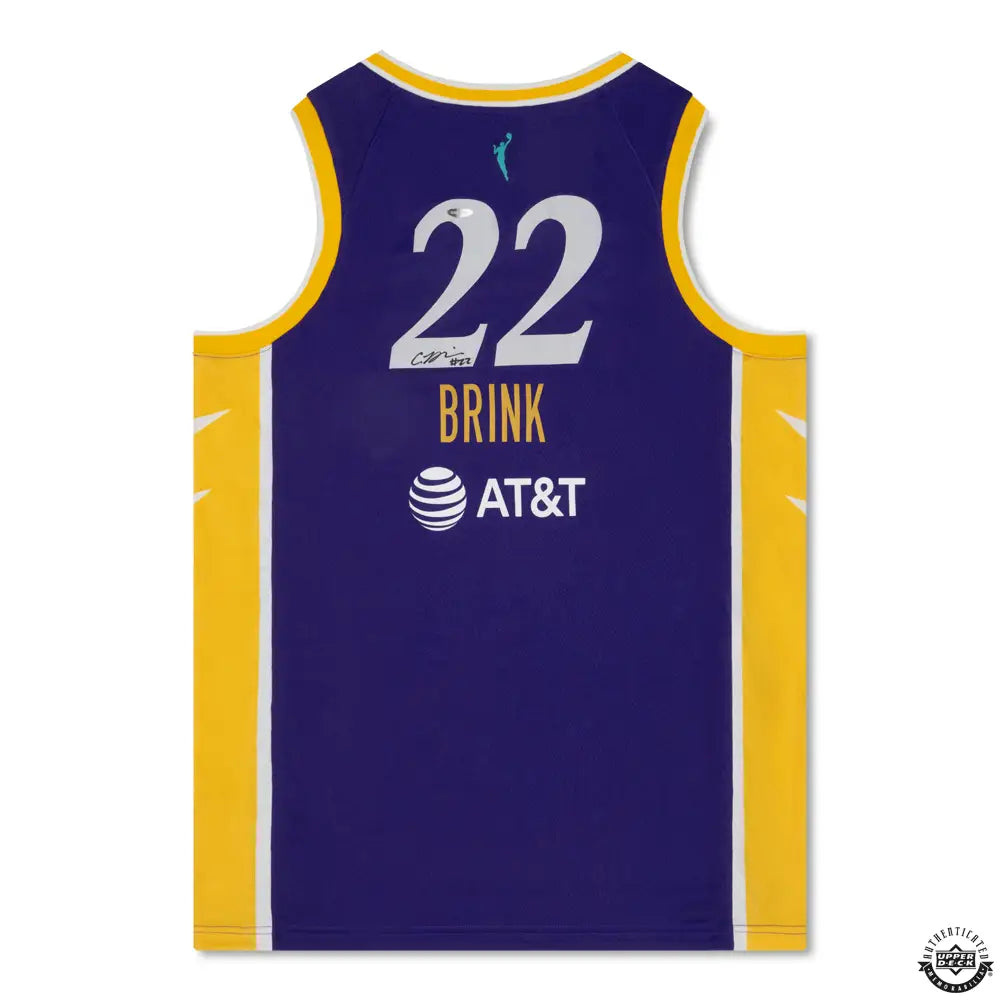 Cameron Brink Autographed 2024 Los Angeles Sparks Purple Explorer Nike Jersey (Upper Deck Authenticated)