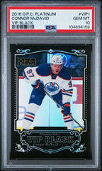 2016 O-Pee-Chee Platinum VIP Black #VIP1 Connor McDavid PSA 10 | Eastridge Sports Cards