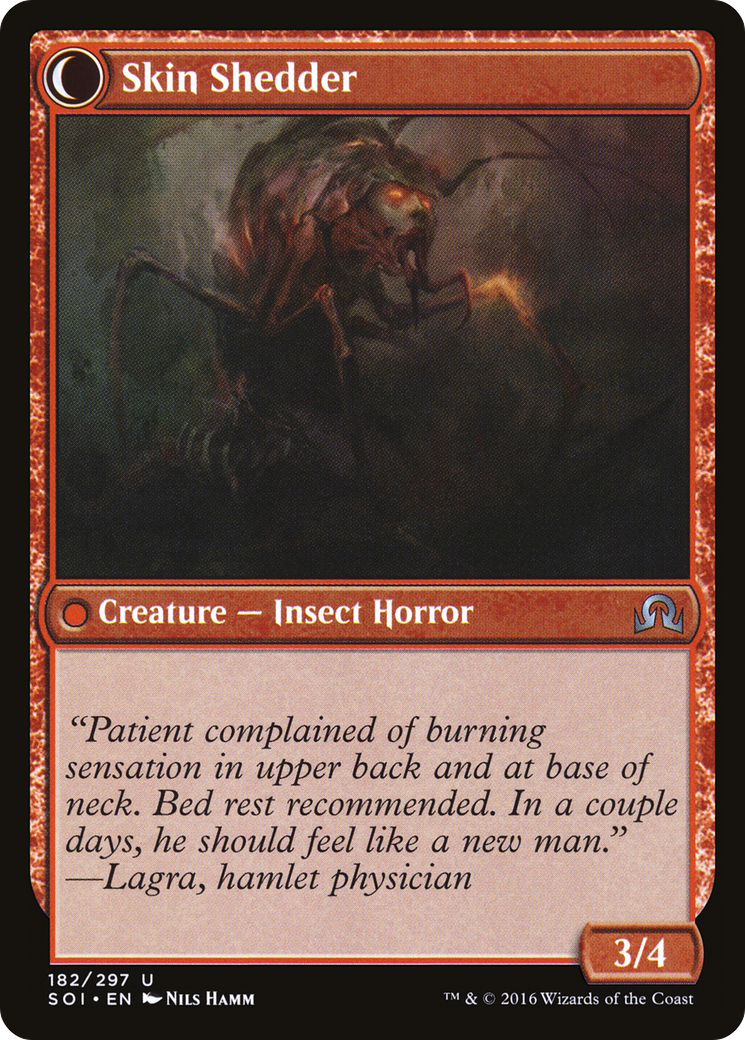Skin Invasion (SOI-182) - Shadows over Innistrad: (Double Faced Transform) Foil