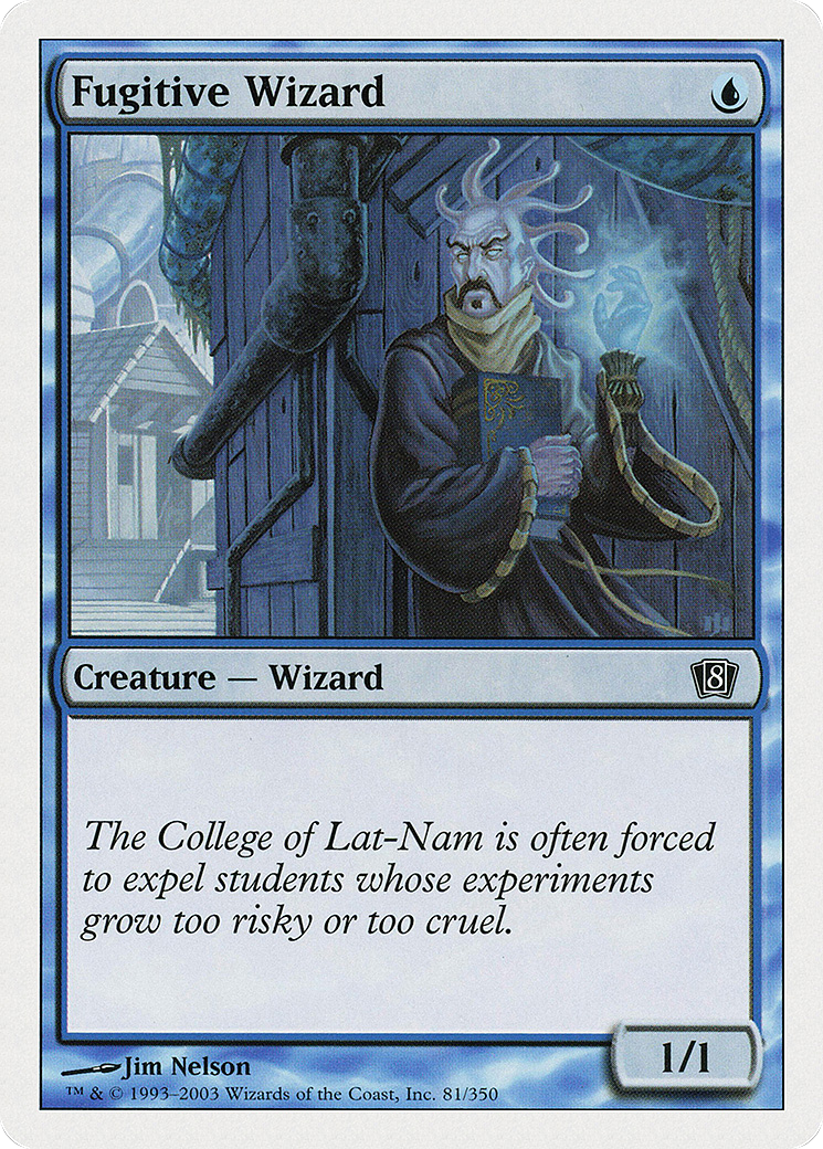 Fugitive Wizard (8ED-081) - 8th Edition Foil
