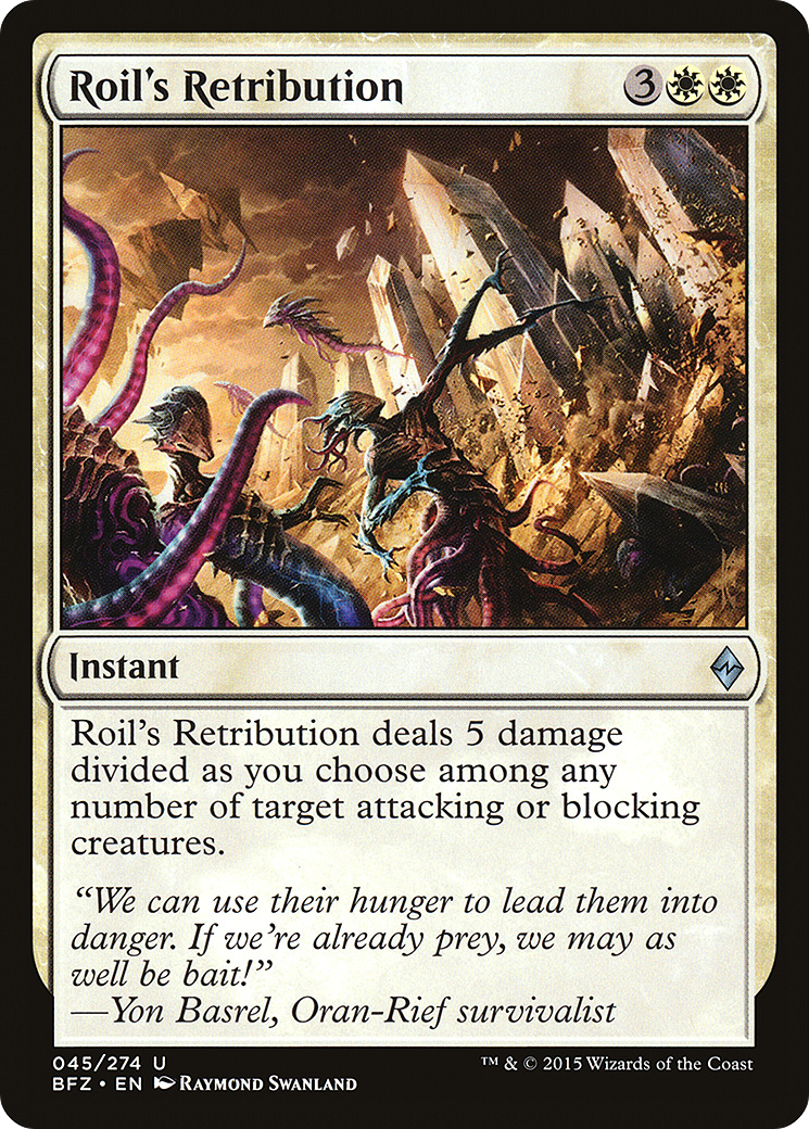 Roil's Retribution (BFZ-045) - Battle for Zendikar Foil