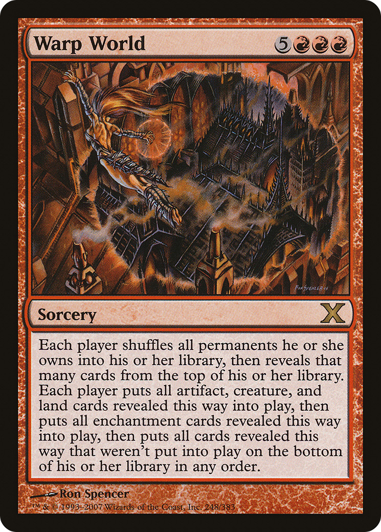Warp World (10E-248) - Tenth Edition Foil