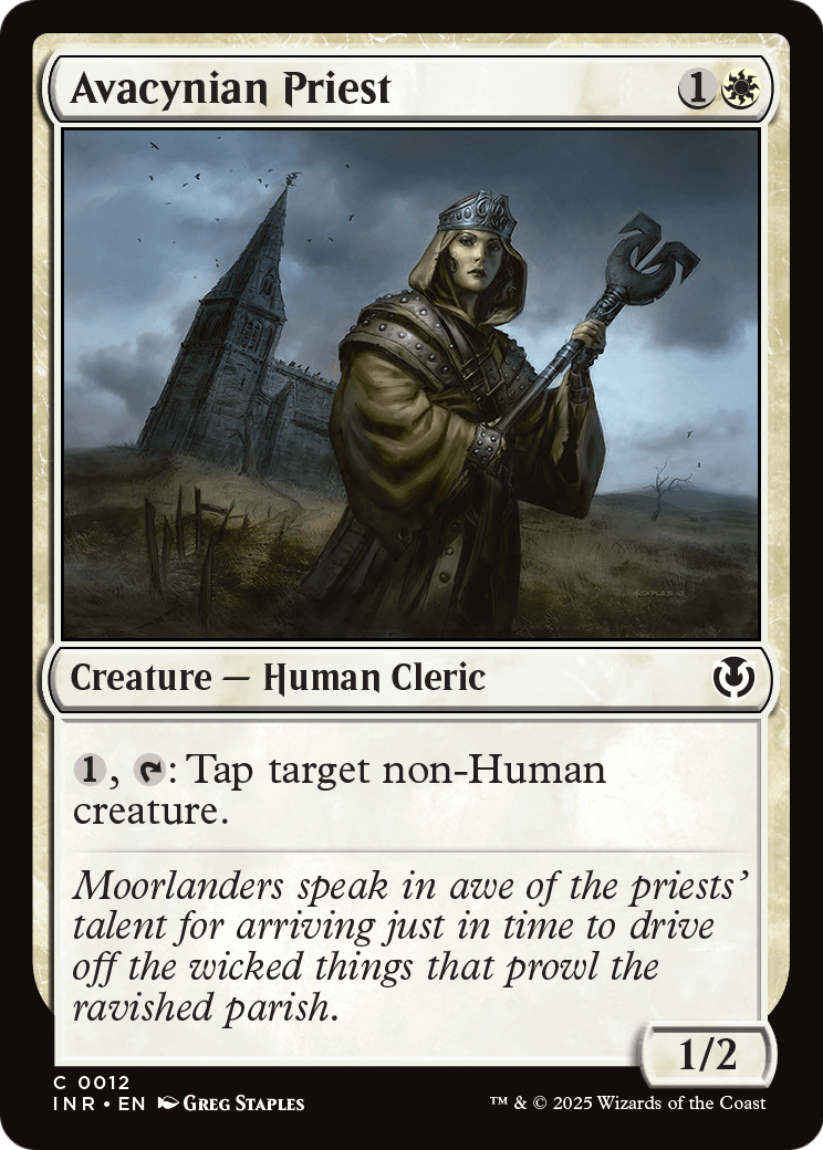 Avacynian Priest (INR-012) - Innistrad Remastered